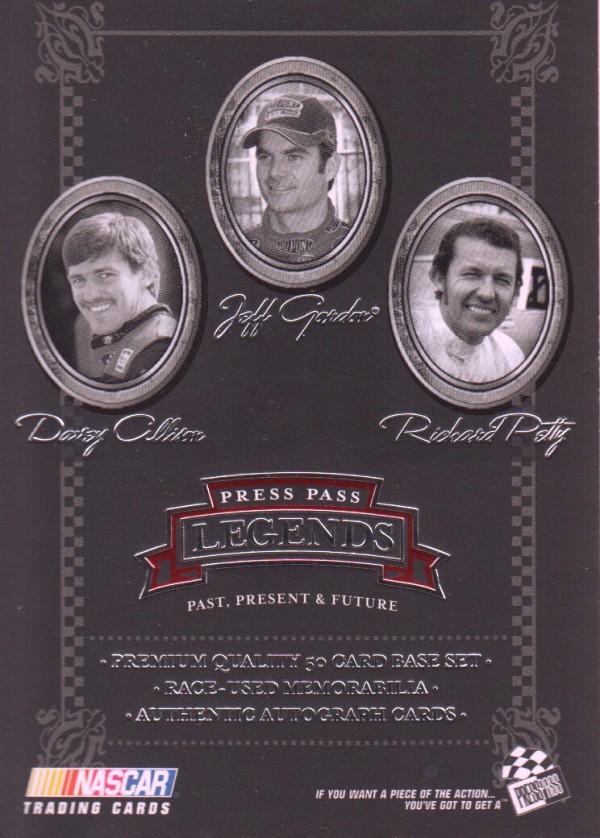 2005 Press Pass Legends #50 D.Allison/Gordon/Petty CL