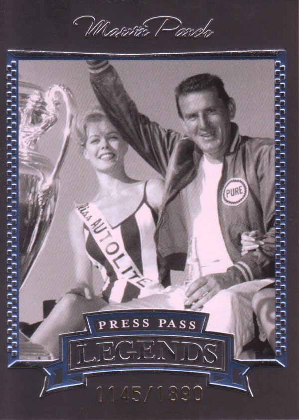 2005 Press Pass Legends Blue #4B Marvin Panch