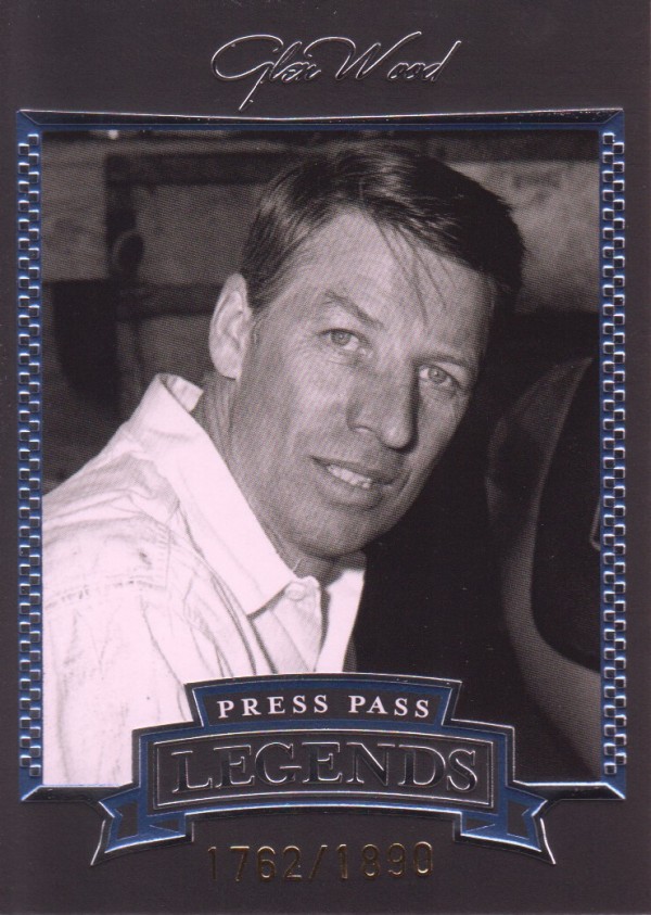 2005 Press Pass Legends Blue #5B Glen Wood