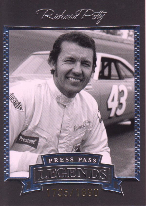 2005 Press Pass Legends Blue #10B Richard Petty