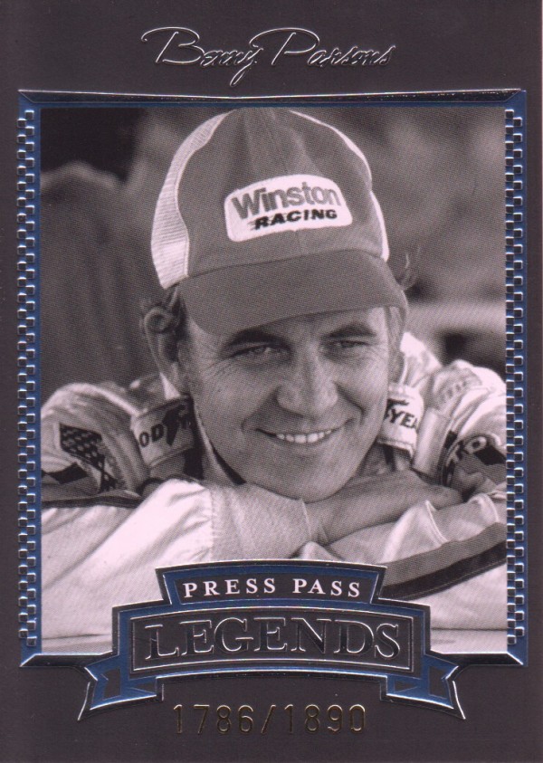 2005 Press Pass Legends Blue #15B Benny Parsons