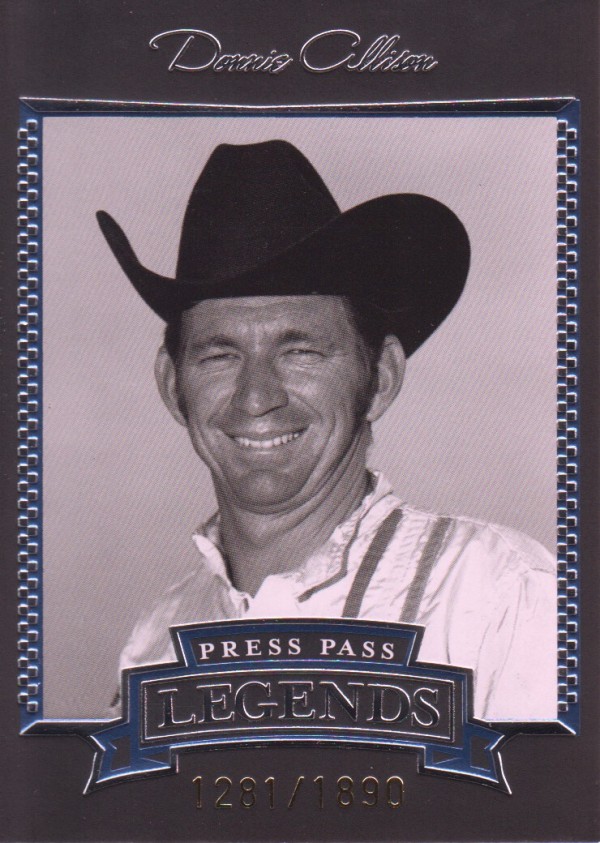 2005 Press Pass Legends Blue #16B Donnie Allison