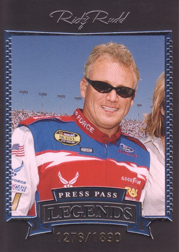 2005 Press Pass Legends Blue #20B Ricky Rudd