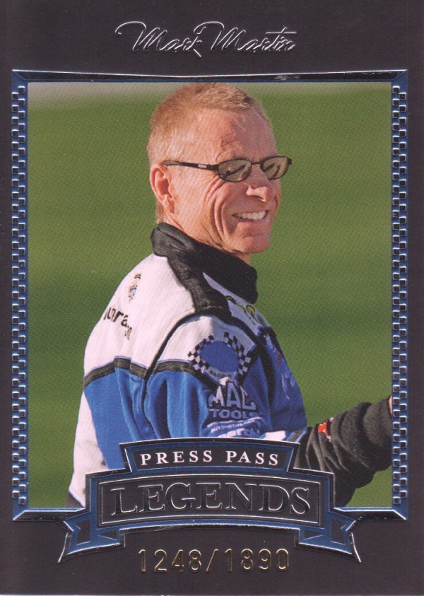 2005 Press Pass Legends Blue #24B Mark Martin