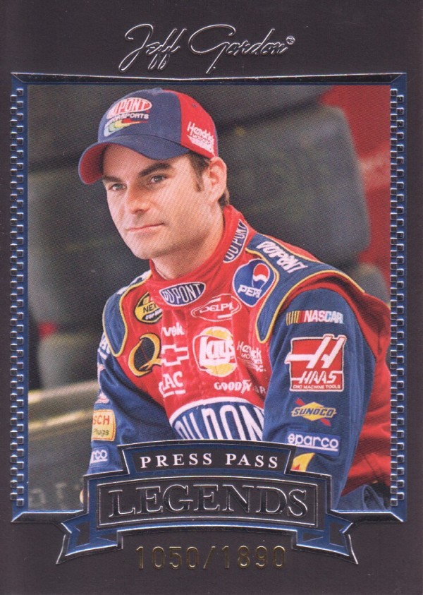 2005 Press Pass Legends Blue #28B Jeff Gordon