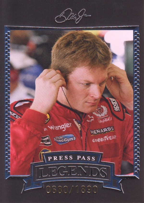 2005 Press Pass Legends Blue #30B Dale Earnhardt Jr.