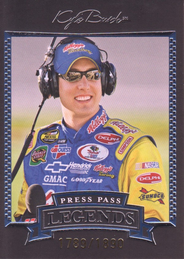 2005 Press Pass Legends Blue #33B Kyle Busch
