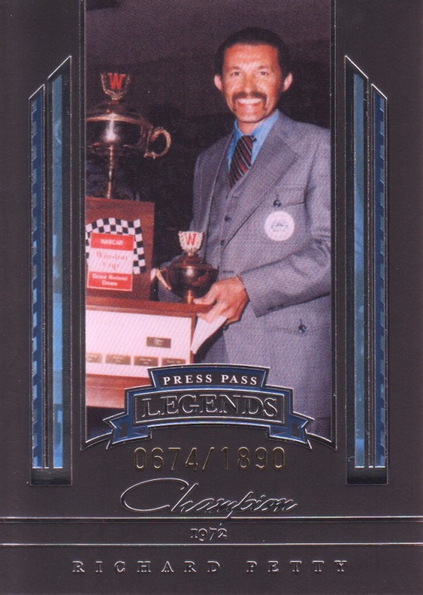 2005 Press Pass Legends Blue #34B Richard Petty C