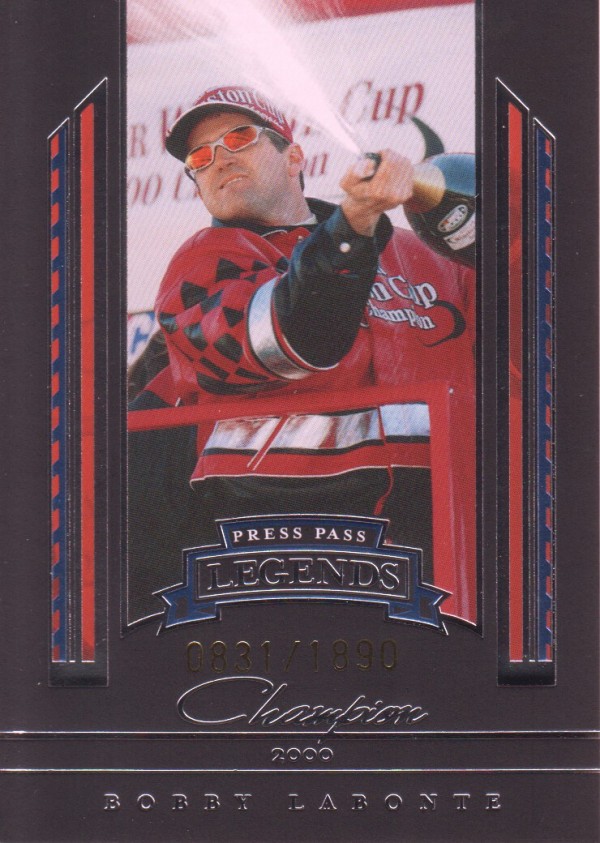 2005 Press Pass Legends Blue #42B Bobby Labonte C