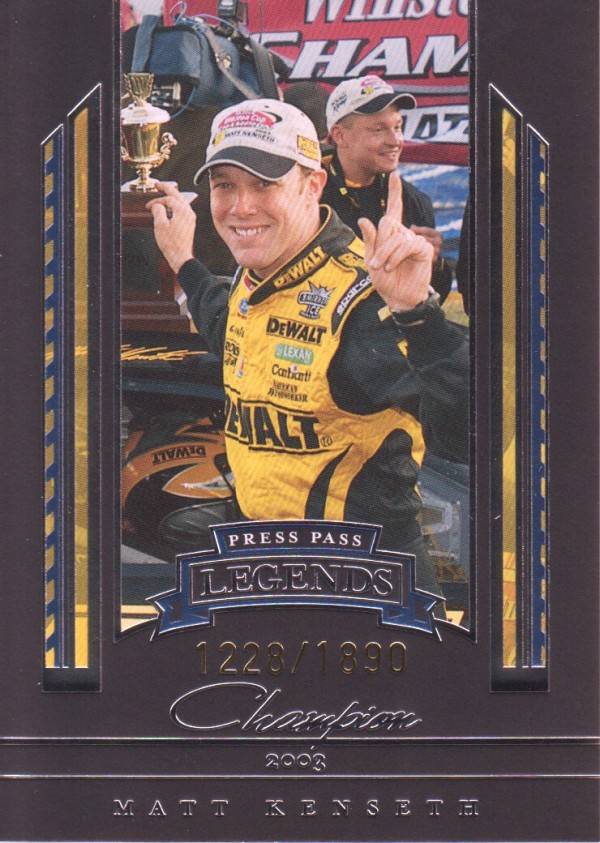 2005 Press Pass Legends Blue #45B Matt Kenseth C