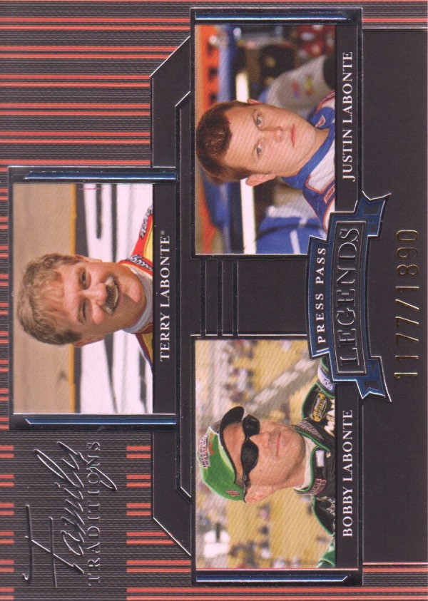 2005 Press Pass Legends Blue #49B T.Labonte/B.Labonte/J.Labonte FT