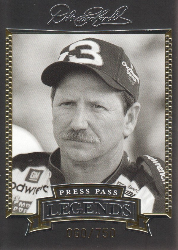 2005 Press Pass Legends Gold #19G Dale Earnhardt