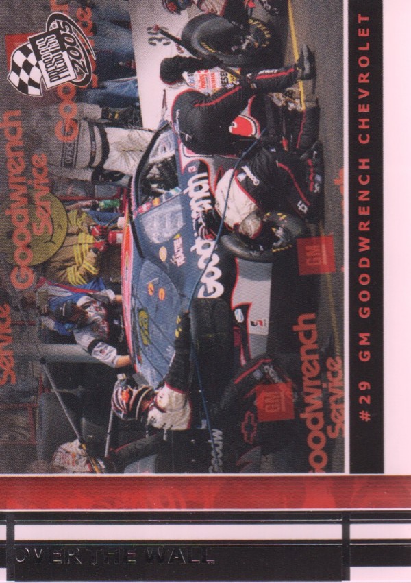 2005 Press Pass #70 Kevin Harvick's Car OTW
