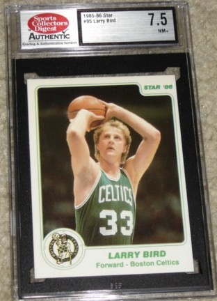 1985-86 Star #95G Larry Bird Green