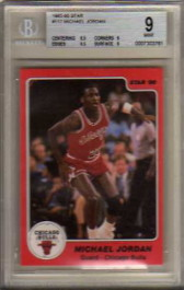 1985-86 Star #117 Michael Jordan ! front image