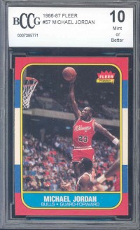 1986-87 Fleer #57 Michael Jordan RC front image