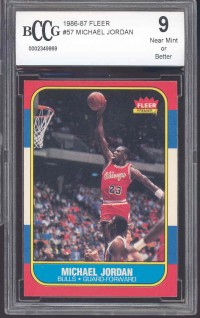 1986-87 Fleer #57 Michael Jordan RC