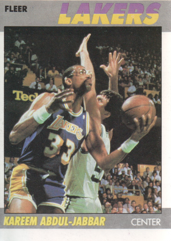 1987-88 Fleer #1 Kareem Abdul-Jabbar !