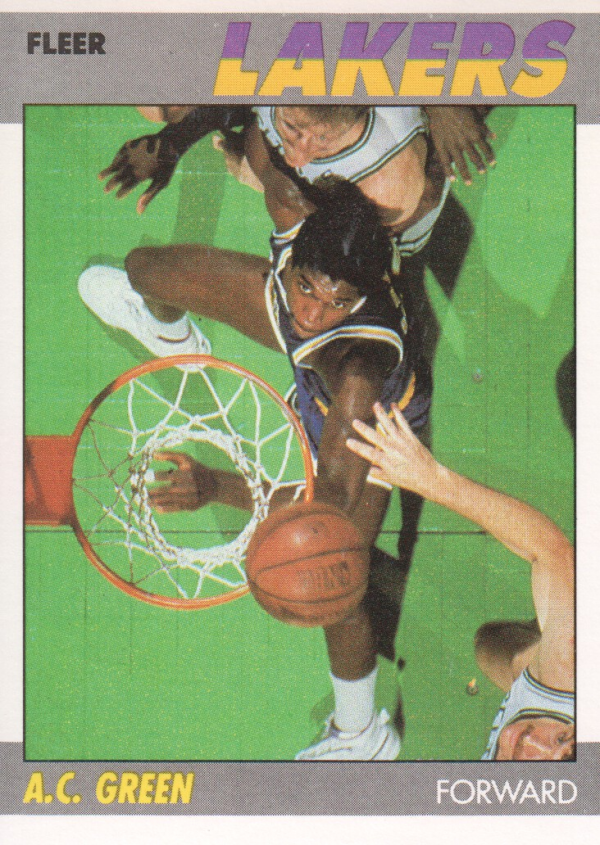 1987-88 Fleer #42 A.C. Green RC