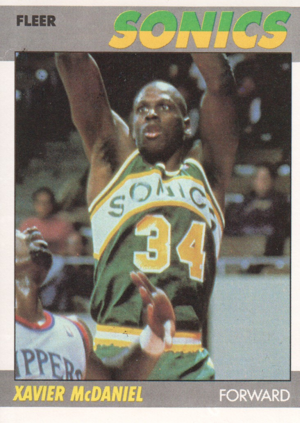 1987-88 Fleer #73 Xavier McDaniel