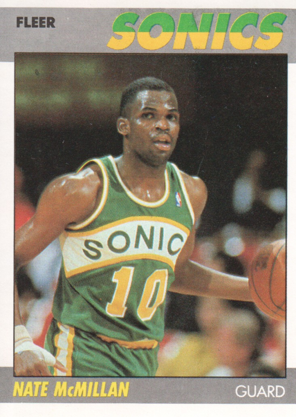 1987-88 Fleer #75 Nate McMillan RC
