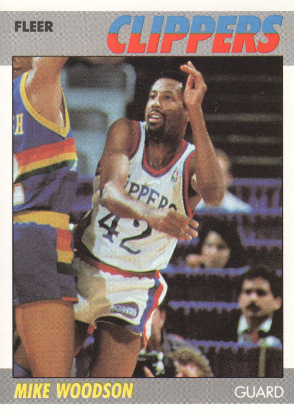 1987-88 Fleer #128 Mike Woodson