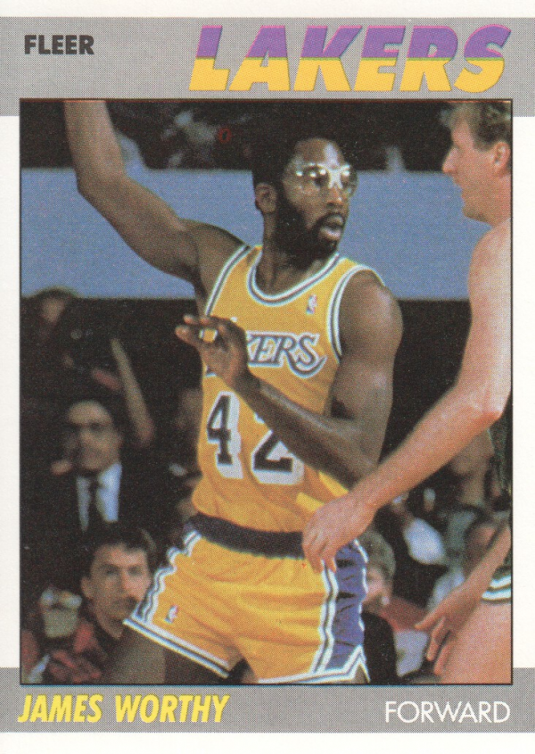 1987-88 Fleer #130 James Worthy