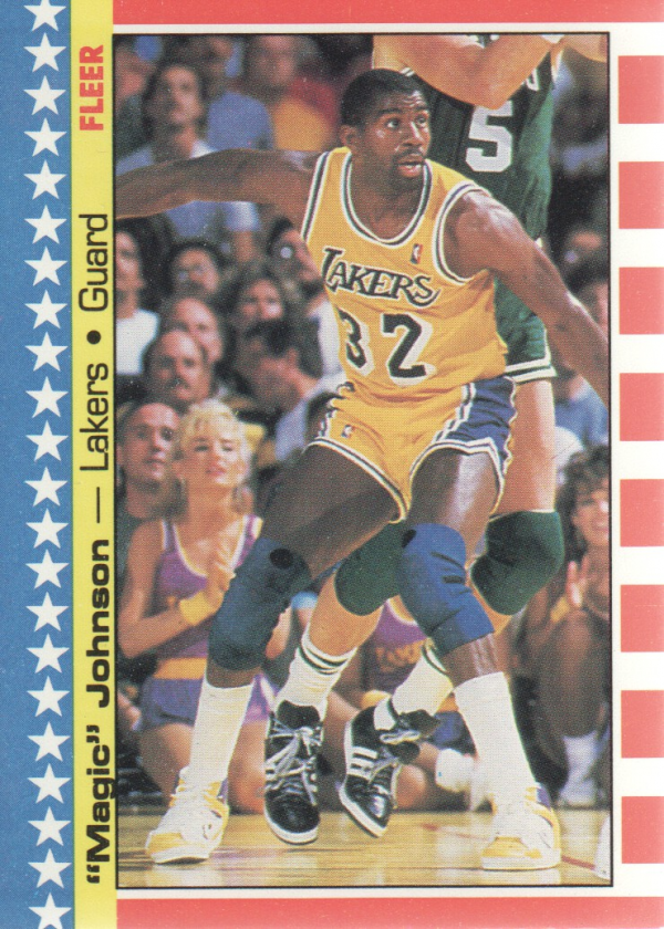 1987-88 Fleer Stickers #1 Magic Johnson