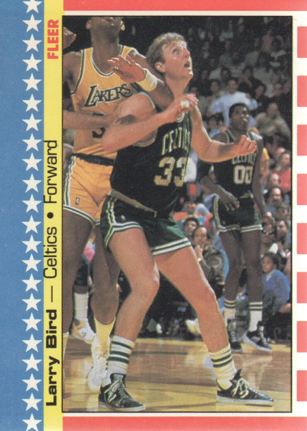 1987-88 Fleer Stickers #4 Larry Bird