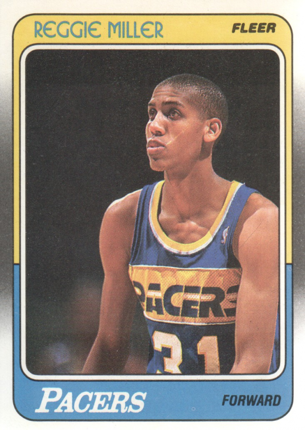 1988-89 Fleer #57 Reggie Miller RC