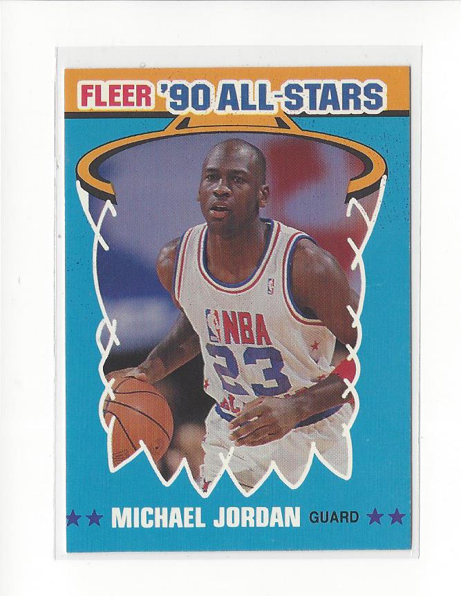 fleer 90 all stars michael jordan