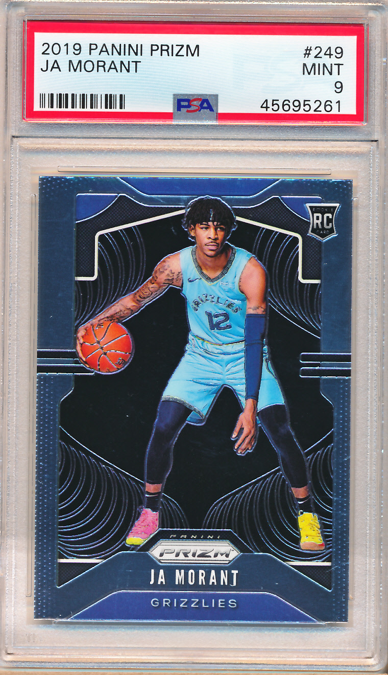 2019 20 Panini Prizm 249 Ja Morant Rookie PSA 9 Z28675 Mint 9