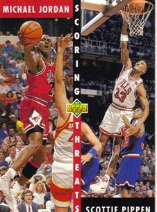 1992-93 Upper Deck #62 M.Jordan/S.Pippen ST