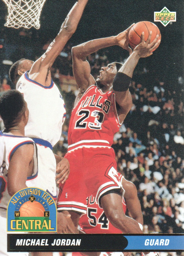 1992-93 Upper Deck All-Division #AD9 Michael Jordan