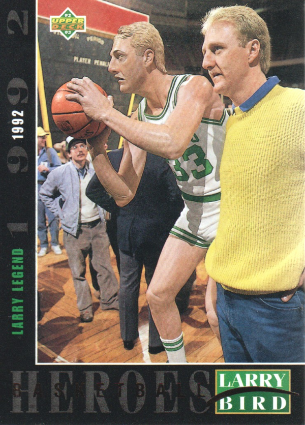 1992-93 Upper Deck Larry Bird Heroes #26 Larry Bird/Larry Legend