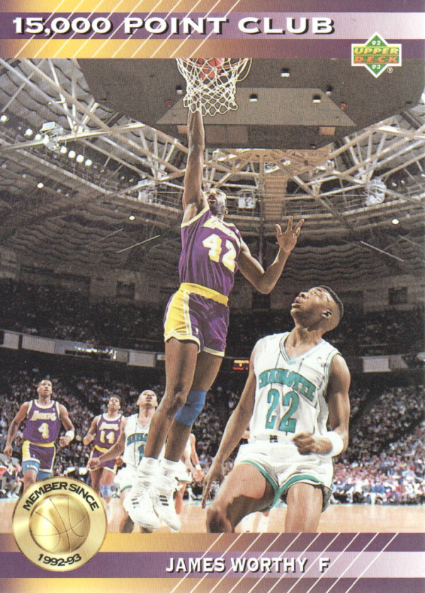 1992-93 Upper Deck 15000 Point Club #PC8 James Worthy