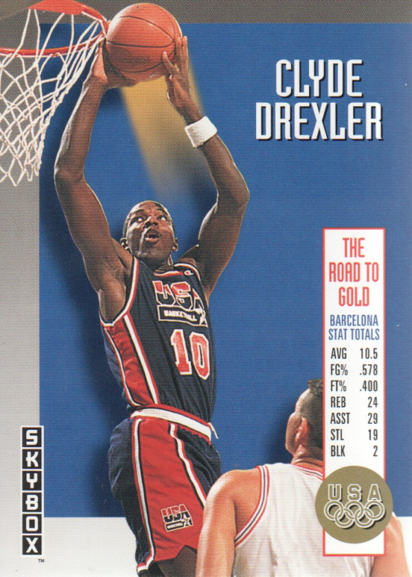 1992-93 SkyBox Olympic Team #USA1 Clyde Drexler