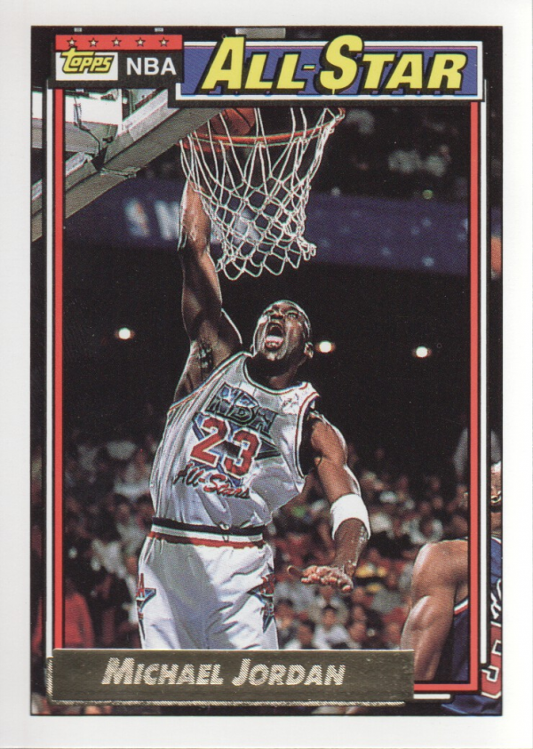 1992-93 Topps Gold #115G Michael Jordan AS