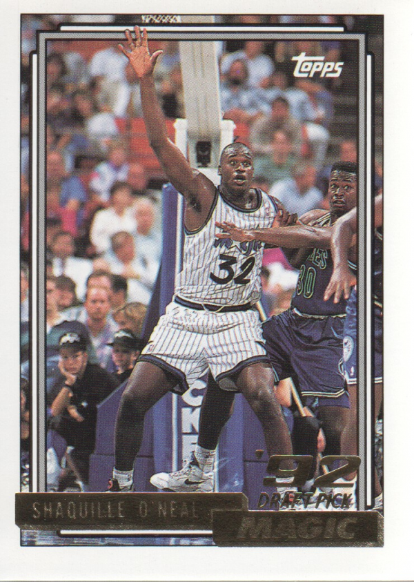 1992-93 Topps Gold #362G Shaquille O'Neal