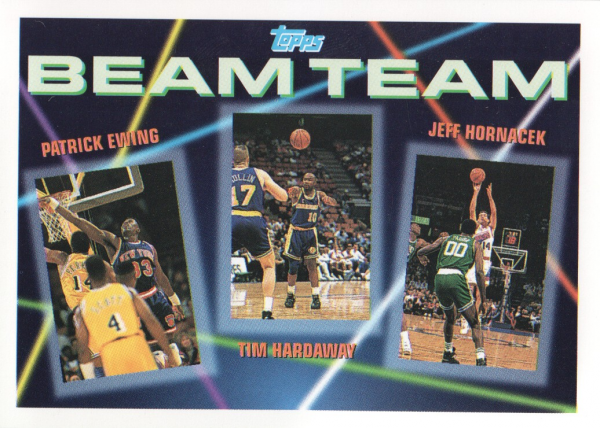 1992-93 Topps Beam Team #2 Patrick Ewing/Tim Hardaway/Jeff Hornacek