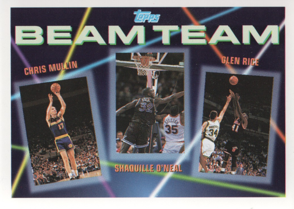 1992-93 Topps Beam Team #7 Chris Mullin/Shaquille O'Neal/Glen Rice