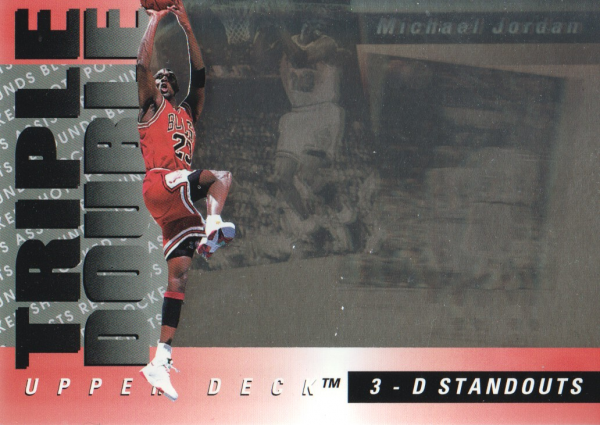 1993-94 Upper Deck Triple Double #TD2 Michael Jordan