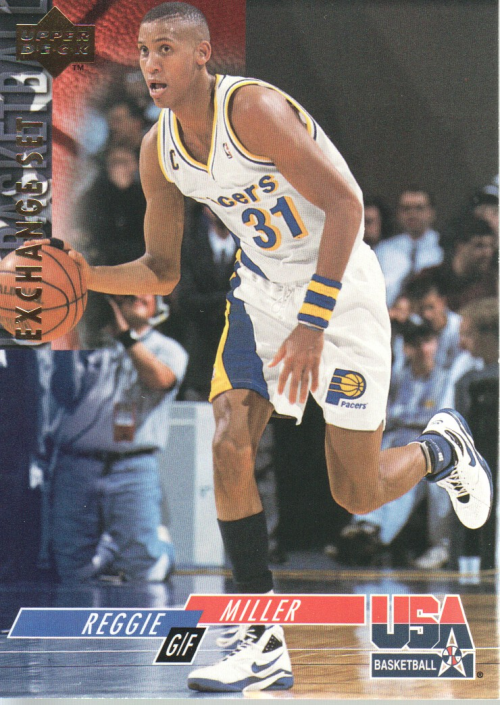 1993-94 Upper Deck SE USA Trade #23 Reggie Miller