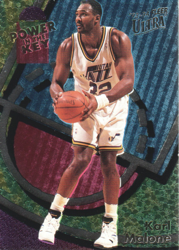 1993-94 Ultra Power In The Key #3 Karl Malone