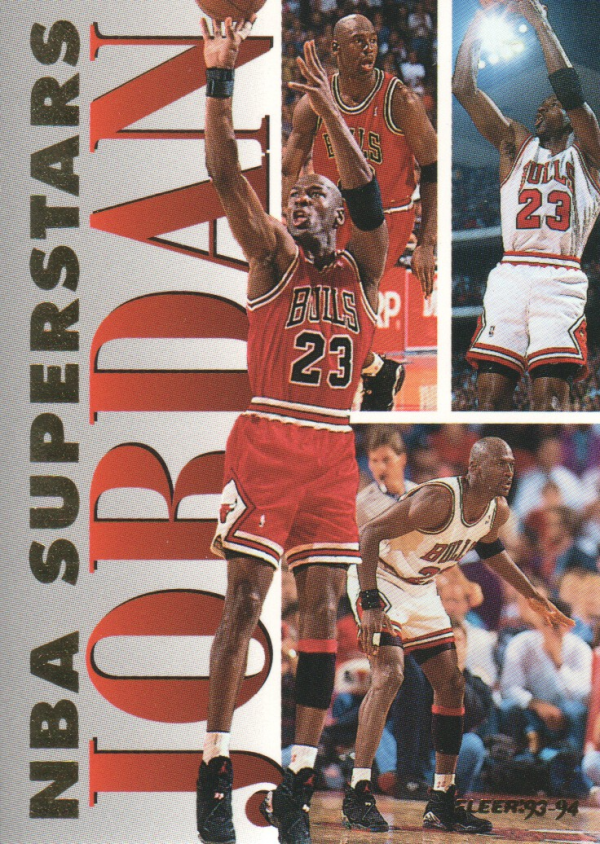 1993-94 Fleer NBA Superstars #7 Michael Jordan