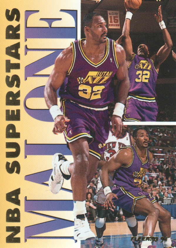 1993-94 Fleer NBA Superstars #10 Karl Malone