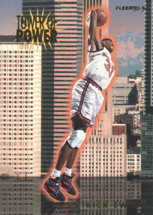 1993-94 Fleer Towers of Power #7 Patrick Ewing