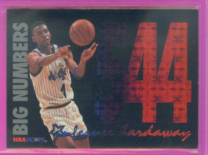 1994-95 Hoops Big Numbers Rainbow #8 Anfernee Hardaway