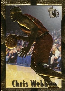 1994-95 Embossed Golden Idols #100 Chris Webber