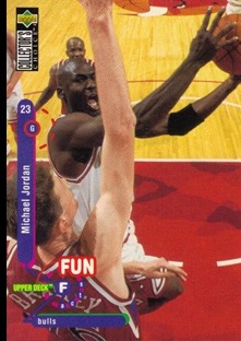1995-96 Collector's Choice #169 Michael Jordan FF